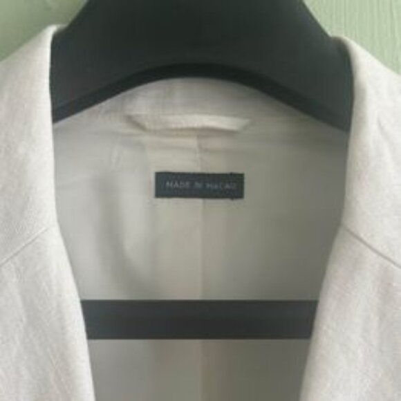 Men's XL White Linen Vintage "Don Johnson Miami Vice" Sport Jacket POLO by Ralph - Picture 3 of 7